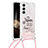 Custodia Silicone Gel Morbida Fantasia Modello Cover Y02B per Samsung Galaxy S24 5G Rosa