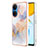 Custodia Silicone Gel Morbida Fantasia Modello Cover Y03B per Huawei Honor X7