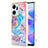 Custodia Silicone Gel Morbida Fantasia Modello Cover Y03B per Huawei Honor X7a