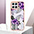 Custodia Silicone Gel Morbida Fantasia Modello Cover Y03B per Huawei Honor X8 4G Viola