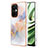 Custodia Silicone Gel Morbida Fantasia Modello Cover Y03B per OnePlus Nord CE 3 5G Lavanda