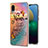 Custodia Silicone Gel Morbida Fantasia Modello Cover Y03B per Samsung Galaxy A02 Multicolore