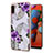 Custodia Silicone Gel Morbida Fantasia Modello Cover Y03B per Samsung Galaxy A11 Viola