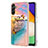 Custodia Silicone Gel Morbida Fantasia Modello Cover Y03B per Samsung Galaxy A13 5G Multicolore