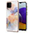 Custodia Silicone Gel Morbida Fantasia Modello Cover Y03B per Samsung Galaxy A22 4G Lavanda