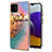 Custodia Silicone Gel Morbida Fantasia Modello Cover Y03B per Samsung Galaxy A22 4G Multicolore