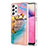 Custodia Silicone Gel Morbida Fantasia Modello Cover Y03B per Samsung Galaxy A33 5G Multicolore