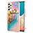 Custodia Silicone Gel Morbida Fantasia Modello Cover Y03B per Samsung Galaxy A53 5G Multicolore