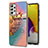 Custodia Silicone Gel Morbida Fantasia Modello Cover Y03B per Samsung Galaxy A72 4G Multicolore