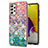 Custodia Silicone Gel Morbida Fantasia Modello Cover Y03B per Samsung Galaxy A72 5G Colorato