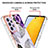 Custodia Silicone Gel Morbida Fantasia Modello Cover Y03B per Samsung Galaxy A73 5G