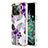 Custodia Silicone Gel Morbida Fantasia Modello Cover Y04B per OnePlus 10T 5G Viola