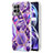 Custodia Silicone Gel Morbida Fantasia Modello Cover Y04B per Realme Narzo 50 4G Viola