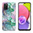 Custodia Silicone Gel Morbida Fantasia Modello Cover Y04B per Samsung Galaxy A02s Verde