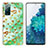 Custodia Silicone Gel Morbida Fantasia Modello Cover Y04B per Samsung Galaxy S20 FE (2022) 5G Verde Pastello