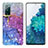 Custodia Silicone Gel Morbida Fantasia Modello Cover Y04B per Samsung Galaxy S20 FE 4G Viola