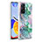 Custodia Silicone Gel Morbida Fantasia Modello Cover Y04B per Xiaomi Redmi Note 11 Pro 4G Verde Notte