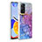Custodia Silicone Gel Morbida Fantasia Modello Cover Y04B per Xiaomi Redmi Note 11 Pro 4G Viola