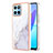 Custodia Silicone Gel Morbida Fantasia Modello Cover Y05B per Huawei Honor 70 Lite 5G Bianco