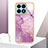 Custodia Silicone Gel Morbida Fantasia Modello Cover Y05B per Huawei Honor X8a 4G Lavanda