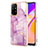 Custodia Silicone Gel Morbida Fantasia Modello Cover Y05B per Oppo A94 5G Lavanda