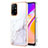 Custodia Silicone Gel Morbida Fantasia Modello Cover Y05B per Oppo F19 Pro+ Plus 5G Bianco