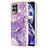 Custodia Silicone Gel Morbida Fantasia Modello Cover Y05B per Realme 8i Viola