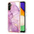 Custodia Silicone Gel Morbida Fantasia Modello Cover Y05B per Samsung Galaxy A04s Lavanda