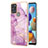 Custodia Silicone Gel Morbida Fantasia Modello Cover Y05B per Samsung Galaxy A21s Lavanda