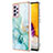 Custodia Silicone Gel Morbida Fantasia Modello Cover Y05B per Samsung Galaxy A23 4G Verde