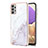Custodia Silicone Gel Morbida Fantasia Modello Cover Y05B per Samsung Galaxy A32 4G Bianco