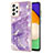 Custodia Silicone Gel Morbida Fantasia Modello Cover Y05B per Samsung Galaxy A52 4G Viola