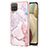 Custodia Silicone Gel Morbida Fantasia Modello Cover Y05B per Samsung Galaxy F12 Rosa
