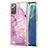 Custodia Silicone Gel Morbida Fantasia Modello Cover Y05B per Samsung Galaxy Note 20 5G Lavanda