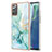 Custodia Silicone Gel Morbida Fantasia Modello Cover Y05B per Samsung Galaxy Note 20 5G Verde