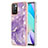 Custodia Silicone Gel Morbida Fantasia Modello Cover Y05B per Xiaomi Redmi 10 (2022) Viola