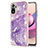 Custodia Silicone Gel Morbida Fantasia Modello Cover Y05B per Xiaomi Redmi Note 10S 4G Viola