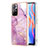 Custodia Silicone Gel Morbida Fantasia Modello Cover Y05B per Xiaomi Redmi Note 11S 5G Lavanda