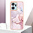 Custodia Silicone Gel Morbida Fantasia Modello Cover Y06B per Huawei Honor X7a Rosa