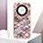 Custodia Silicone Gel Morbida Fantasia Modello Cover Y06B per Huawei Honor X9a 5G Marrone
