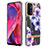 Custodia Silicone Gel Morbida Fantasia Modello Cover Y06B per OnePlus Nord N200 5G Viola