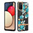 Custodia Silicone Gel Morbida Fantasia Modello Cover Y06B per Samsung Galaxy A02s