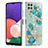 Custodia Silicone Gel Morbida Fantasia Modello Cover Y06B per Samsung Galaxy A22s 5G Ciano