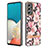 Custodia Silicone Gel Morbida Fantasia Modello Cover Y06B per Samsung Galaxy A53 5G Rosa