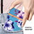 Custodia Silicone Gel Morbida Fantasia Modello Cover Y06B per Samsung Galaxy F12