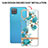 Custodia Silicone Gel Morbida Fantasia Modello Cover Y06B per Samsung Galaxy M12