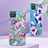 Custodia Silicone Gel Morbida Fantasia Modello Cover Y06B per Samsung Galaxy M12