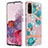 Custodia Silicone Gel Morbida Fantasia Modello Cover Y06B per Samsung Galaxy S20 5G Ciano