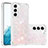 Custodia Silicone Gel Morbida Fantasia Modello Cover Y06B per Samsung Galaxy S21 Plus 5G Rosa