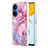 Custodia Silicone Gel Morbida Fantasia Modello Cover Y07B per Huawei Honor X7 Lavanda